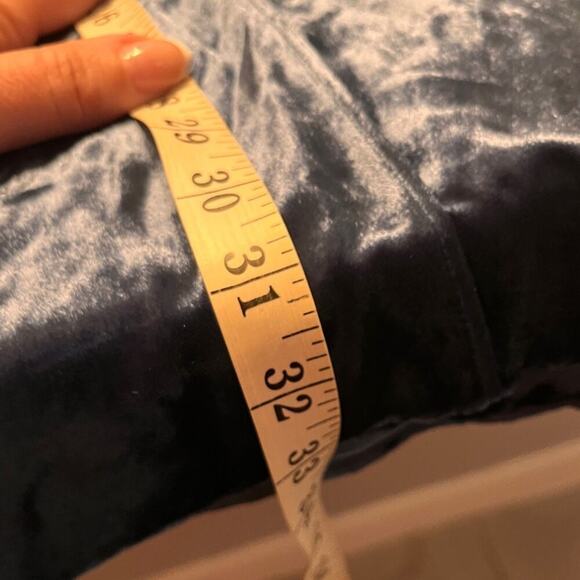 A.L.C Blue Ashbury Crushed Velvet Pants size 10 - Picture 11 of 11